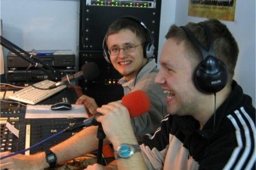 Radio Szmer przy ZSM w Opolu 1999 r.